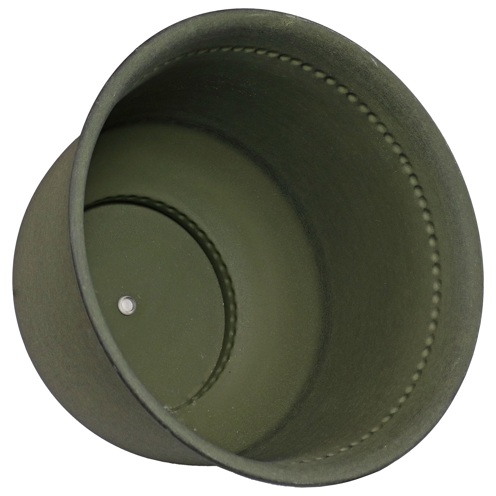 Michael Metal Planter - 14.5 in - Matte Sage - Set of 4 by Sunnydaze