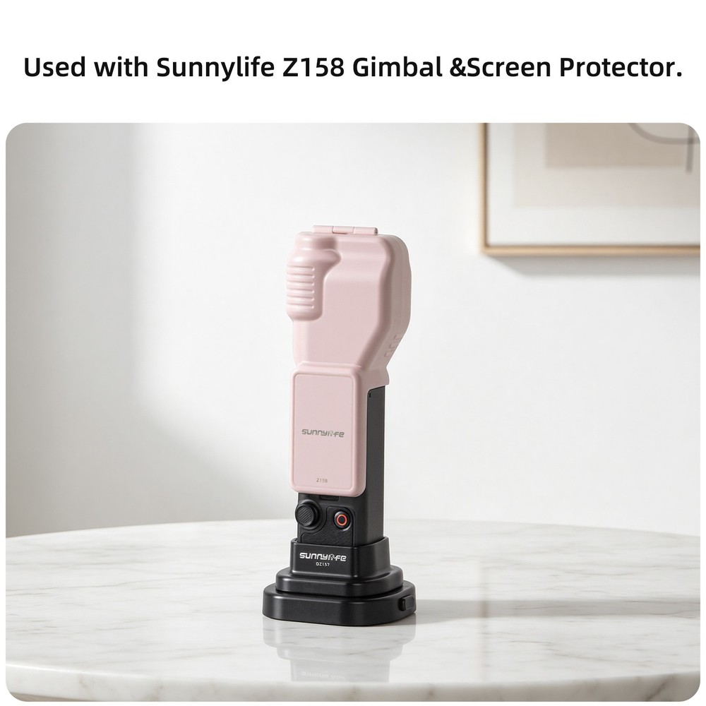 For DJI Osmo Pocket 4/3 Removable Car Base Desktop Support Upright Base