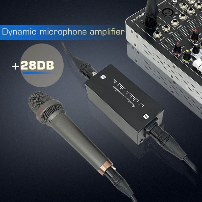 Broadcasting Voice Preamplifier Clean Dynamic Mic Preamplifier Device