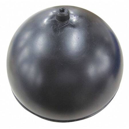 Bob Pf5 Float Ball,1/4"-20 Thread Sz,5" Dia.,5"L