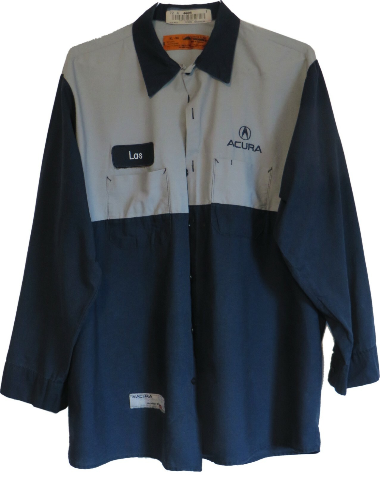 Red Kap Men's Mechanic Technician Automotive Work Shirt Uniform