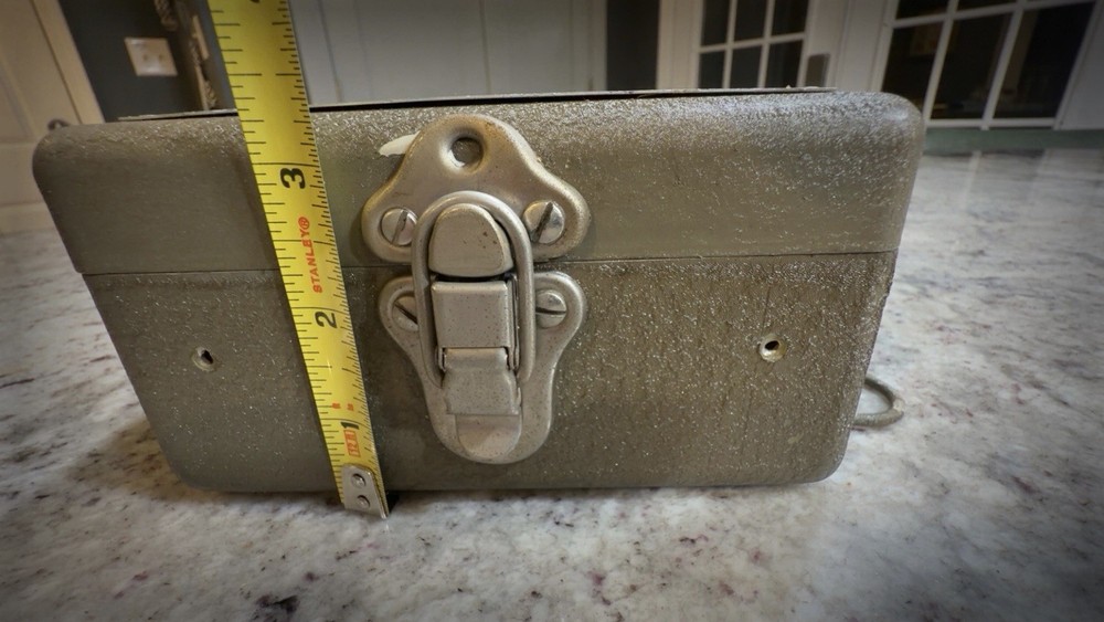 Vintage U.S. Military TS-297/U Multimeter Case – Empty