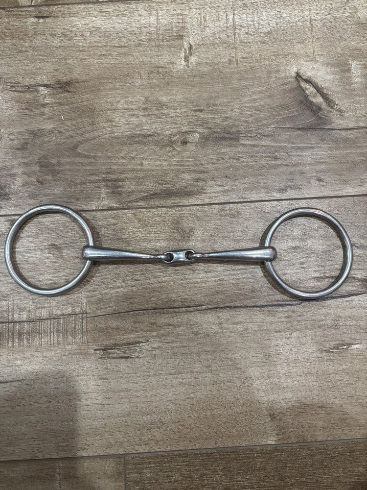 5.5 double jointed loose ring snaffle