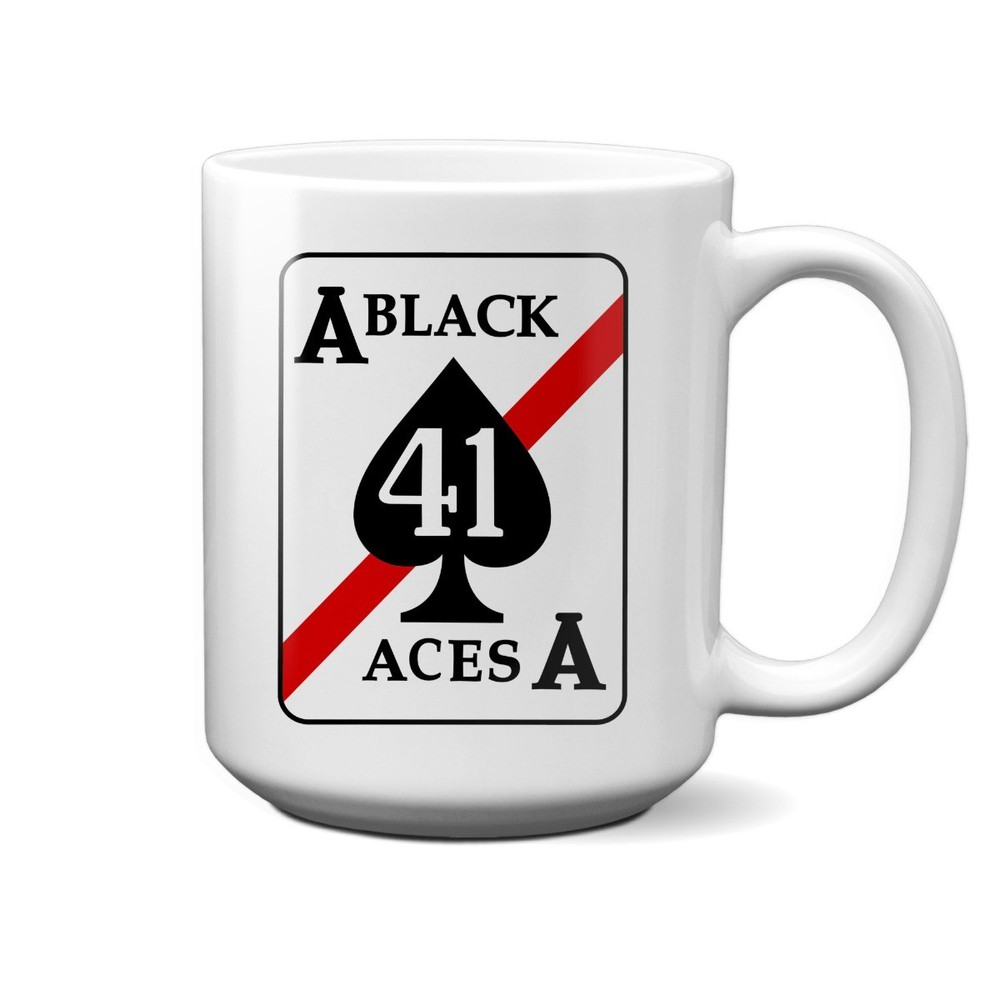 VF-41 Black Aces Logo 15oz Mug
