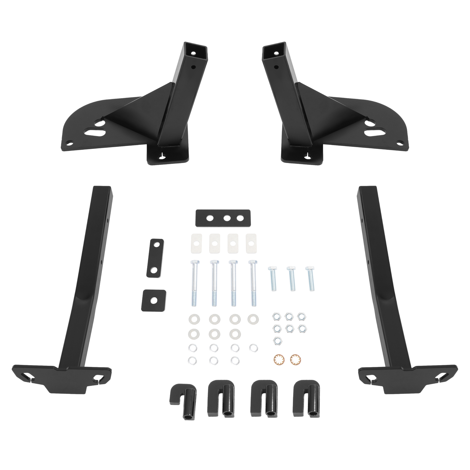 Front Camper Tie Downs Bar Powder Coated Truck For Ford F250 F350 F450 2011-2016