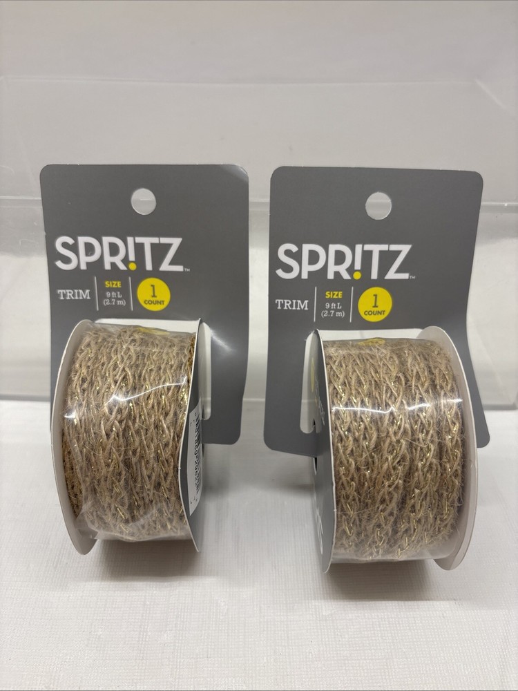 2 X Braid Fabric Trim - Spritz- NEW (B34