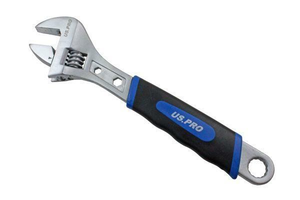 US PRO Tools 4pc Adjustable Wrench / Shifting Spanner Set 6" 8" 10" 12" - 1835