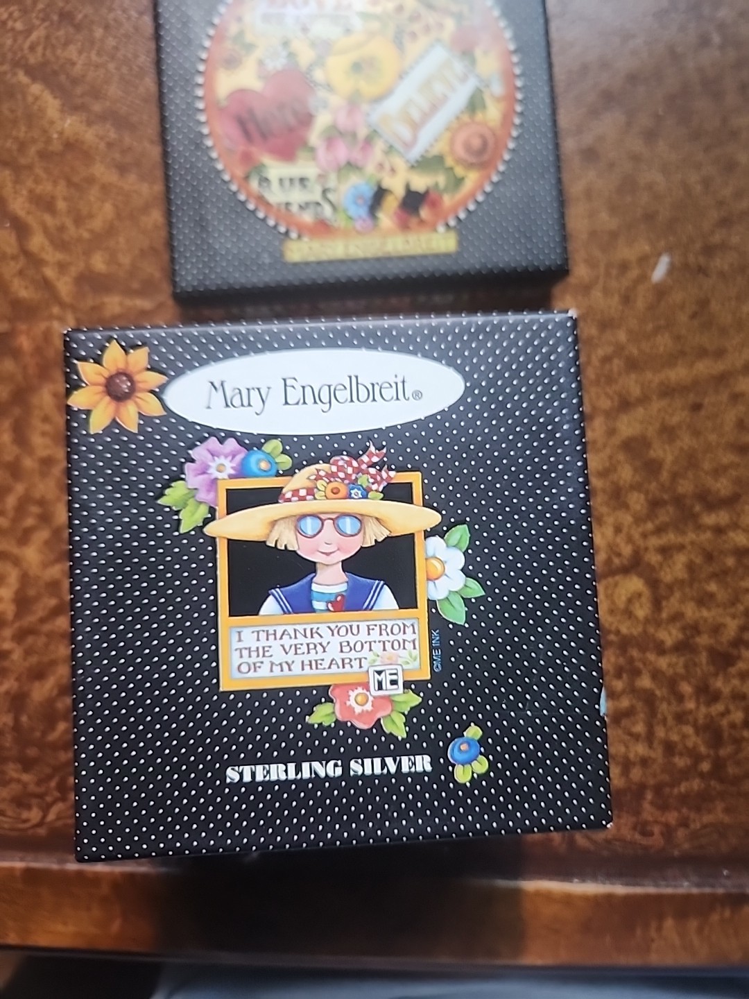 VTG Mary Englebreit Pin Brooch 1.50 925 Sterling