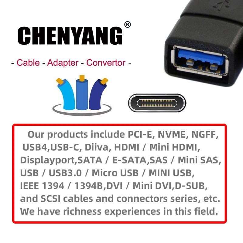 chenyang USB 3.0 Front Panel Header 19/20Pin 1 Male to 2 Female...