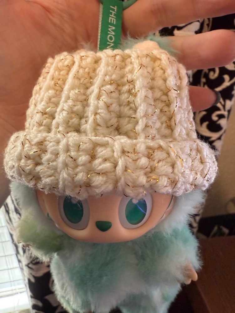Crochet Beanie Hat for Labubu (NO DOLL)