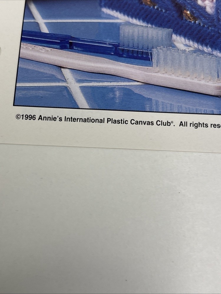 Denim Heart Baskets Annie's Attic Plastic Canvas Pattern Page