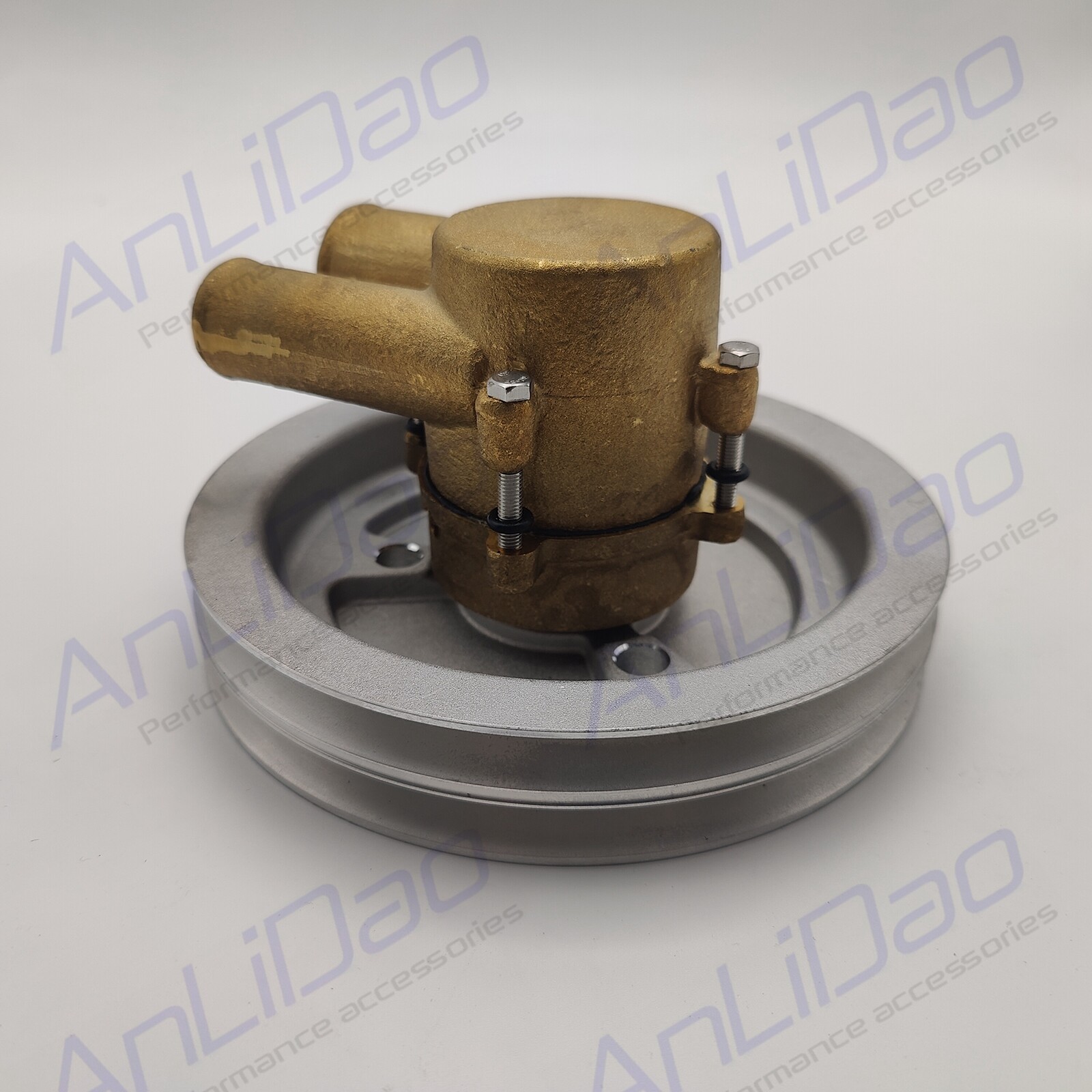 Water Sea Pump w/ V Belt Repl Fits Volvo Penta 21255090 3812520 4.3 GL 5.0 V6 V8