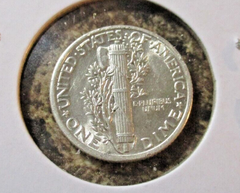 1935 MERCURY SILVER DIME GEM AA