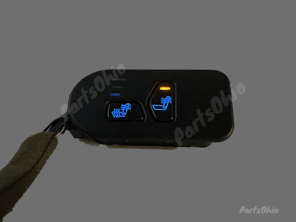 Front Passenger Heated Seat Switch Silverado Sierra Blue LED