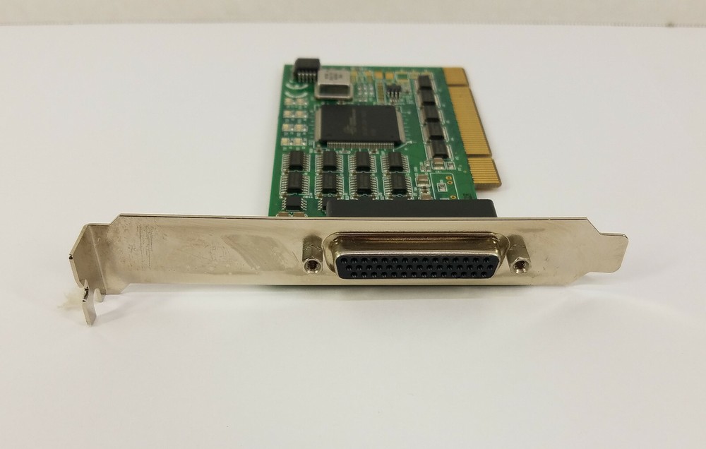 Advantech PCI-1610UP Four Port RS232 Serial Card PCI Bus- Working System Pull