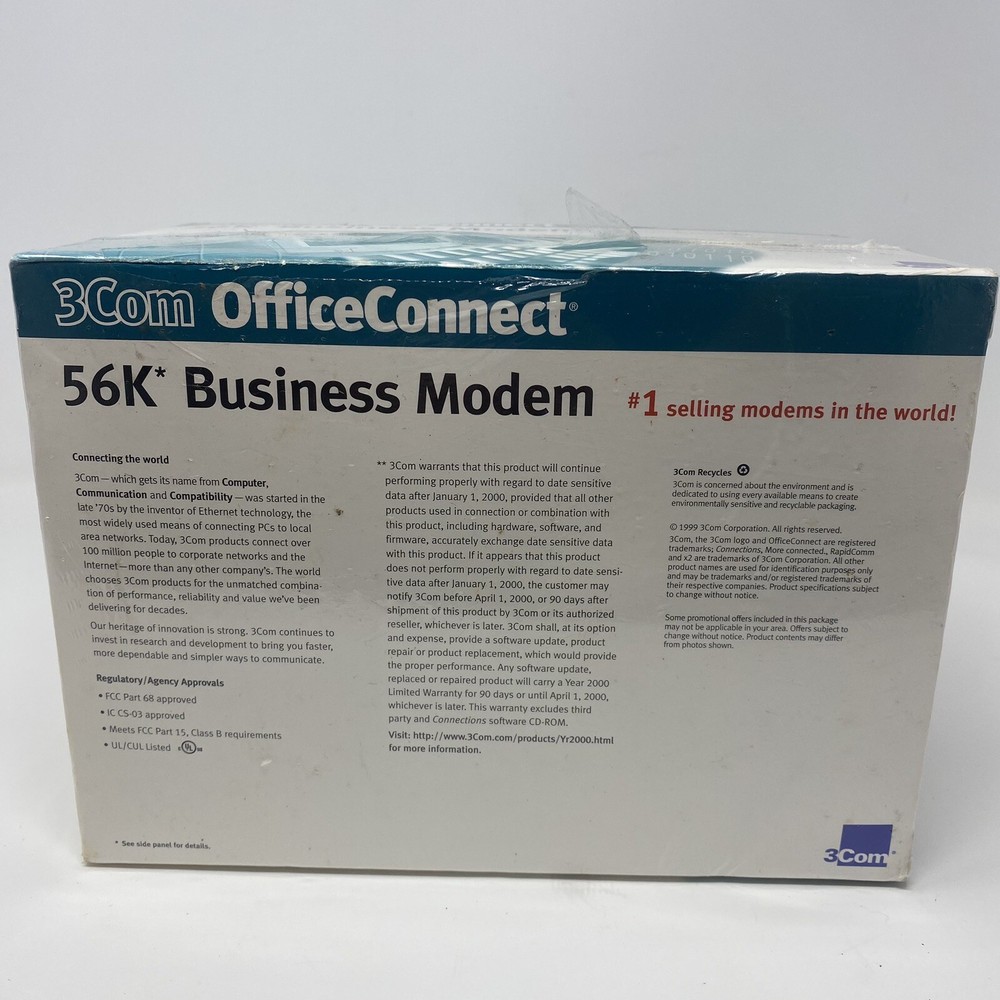 3Com OfficeConnect 56k Business Modem 3293 - READ