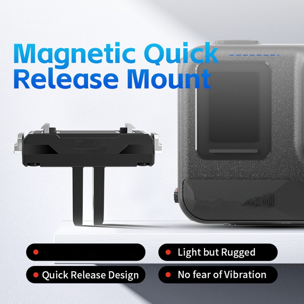 For Insta360 Ace Pro/Ace Magnetic Quick Release Base AABS+Metal Camera Base