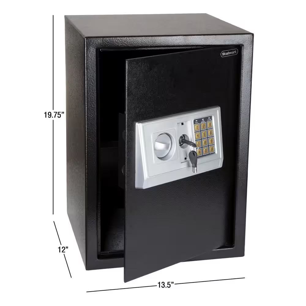 1.85 Cu. Ft. Electronic Extra Large Safe, Black