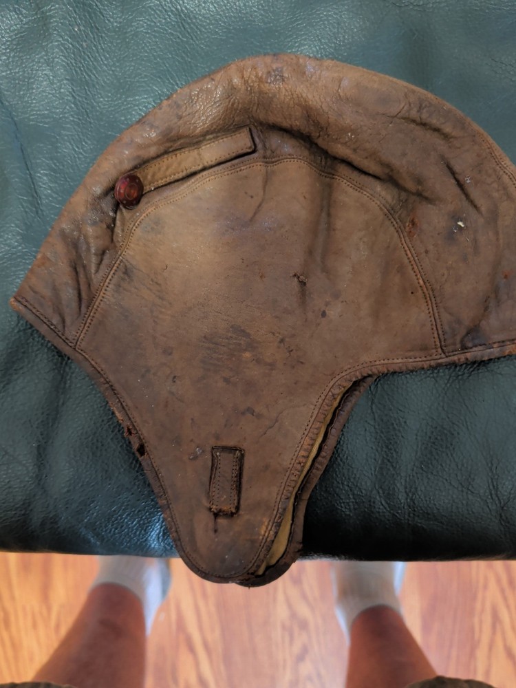 World War Leather Cap