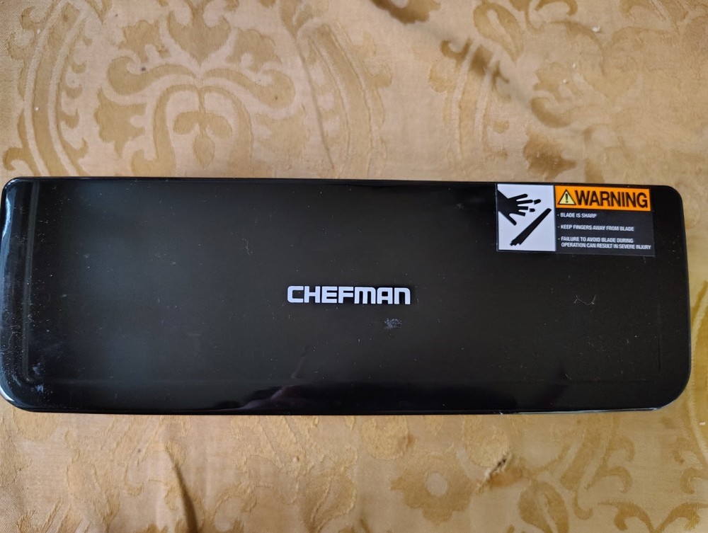 Chefman Electric Knife with Carving Fork & Space Saving Storage Case