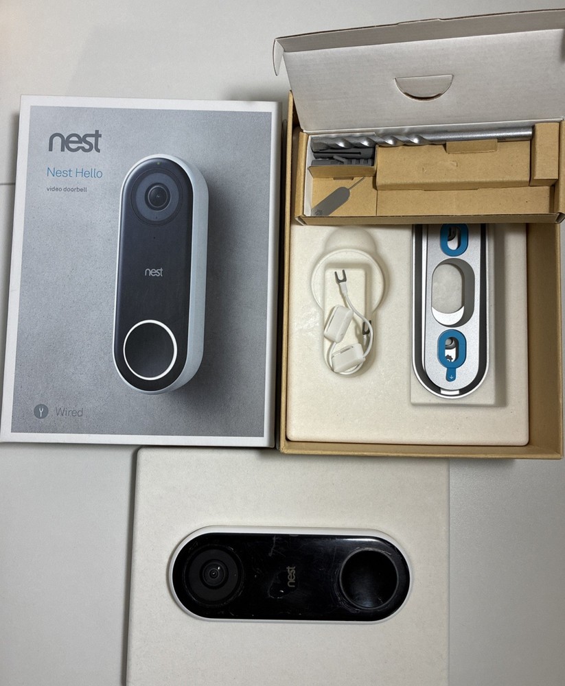 Google Next Hello Smart Wired Video Doorbell NC5100US