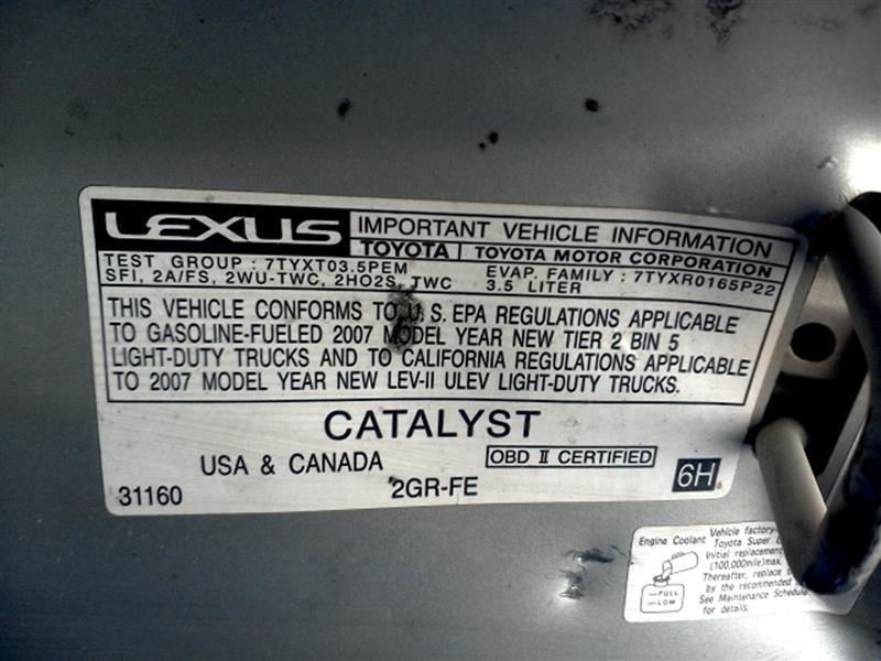 07-09 LEXUS LX350 CHASSIS ECM MULTIPLEX NETWORK BODY CONTROL MODULE ASSEMBLY