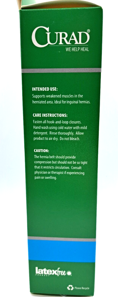Curad Hernia Belt with Compression Pads Large