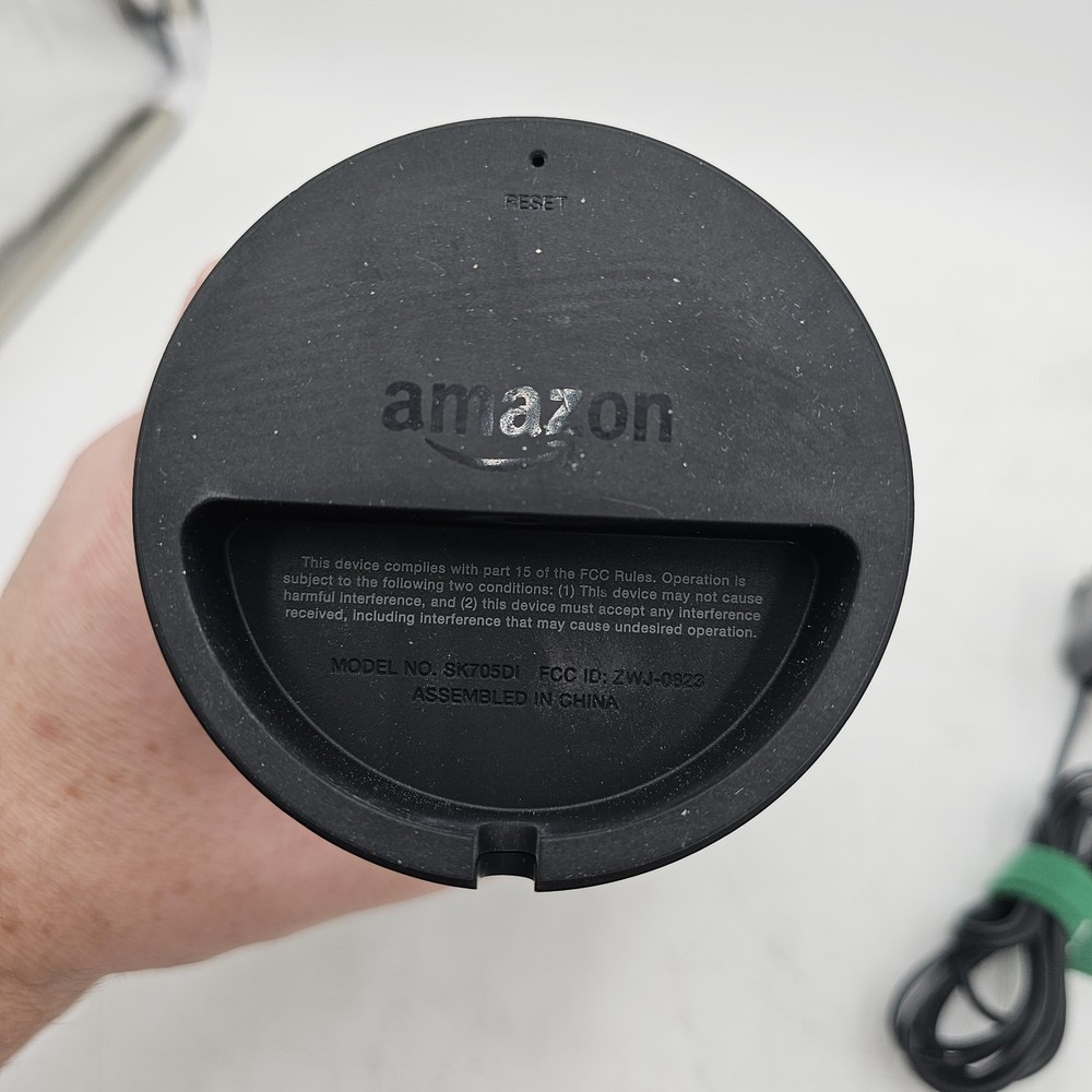 Amazon Echo 1st Generation SK705DI Smart Speaker w/ Alexa - Black Works Tested