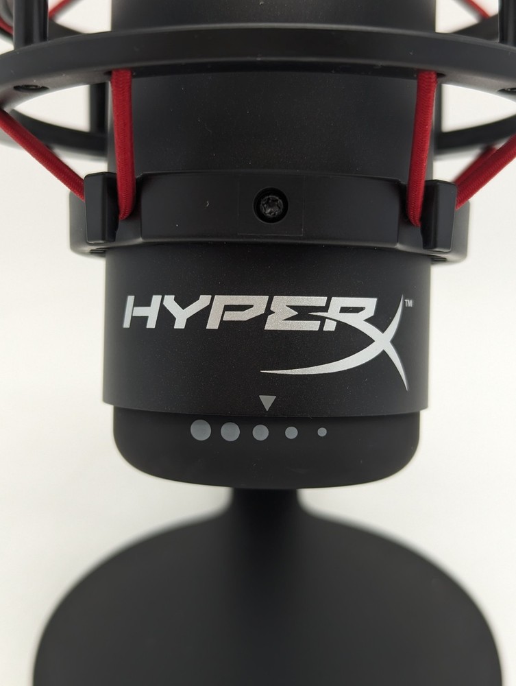 HyperX QuadCast USB Condenser Microphone Black/Red (4P5P6AA) for PC/PS4/PS5