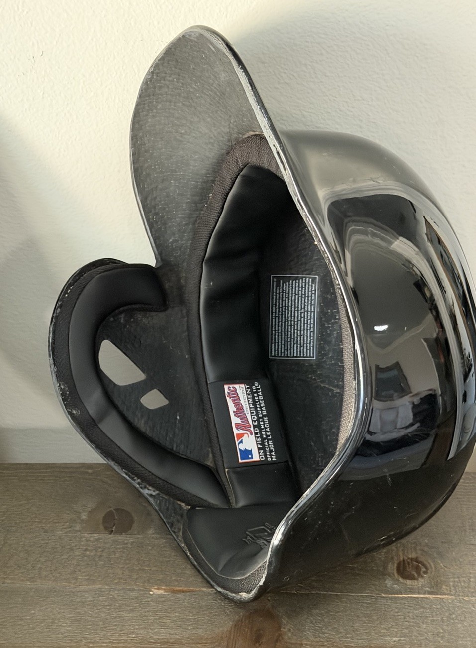 San Francisco Giants MLB Rawlings S100 Player Used Game Left Helmet Mens 7 3/4