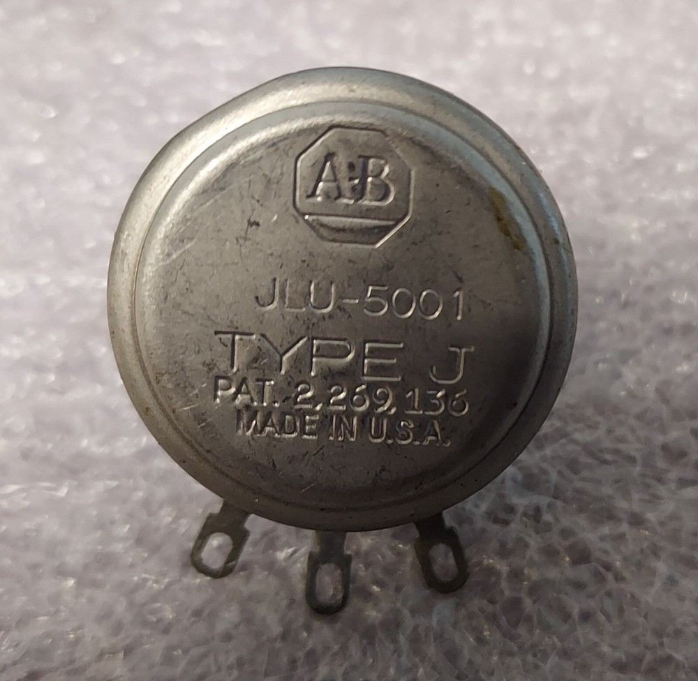 '1 PIECE' - PN# JLU-5001, JLU5001 - AB - RESISTOR,VARIABLE,POTENTIOMETER-TYPE J