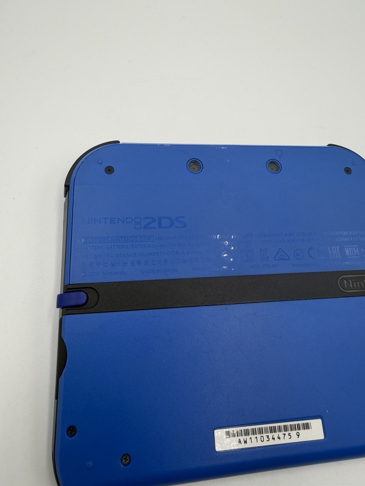 Nintendo 2DS Handheld Console Only Electric Blue Tested Working