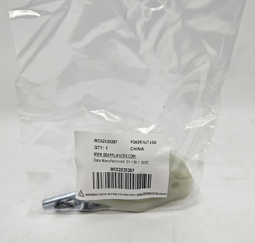 New OEM GE WC02X20287 Compactor Power Nut Assembly