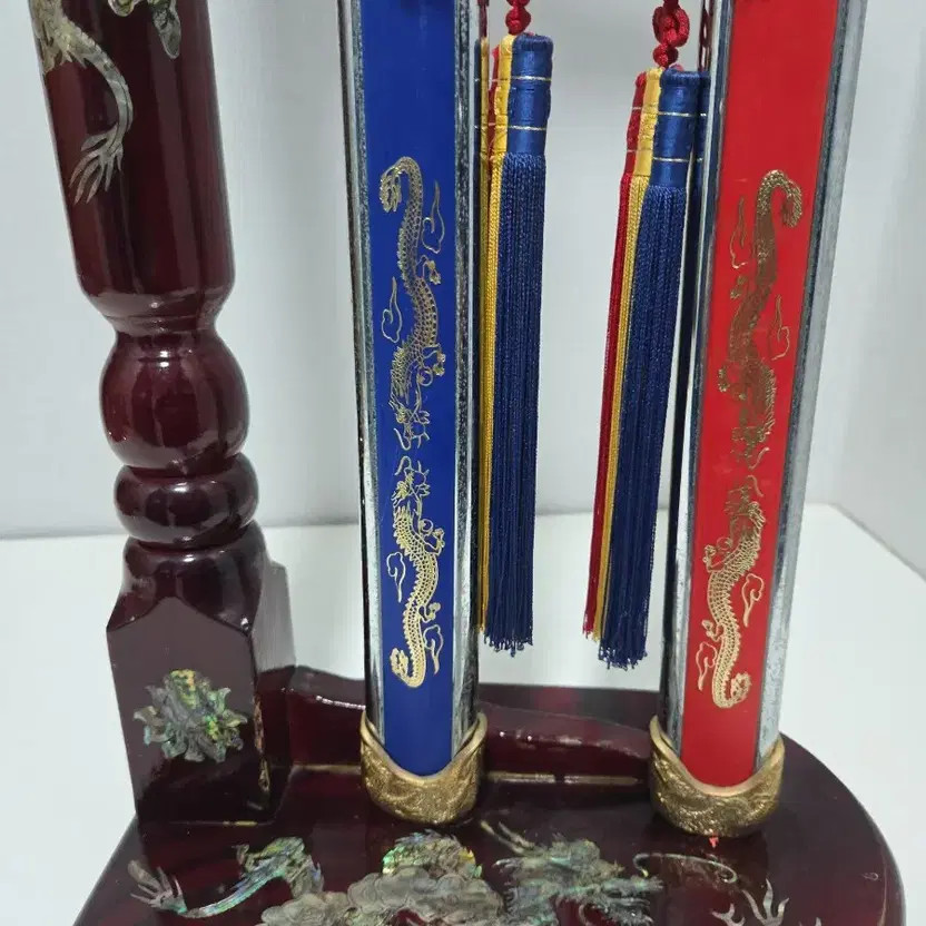 Decorative Sword Set - Elegant Gold Accented Wall Art