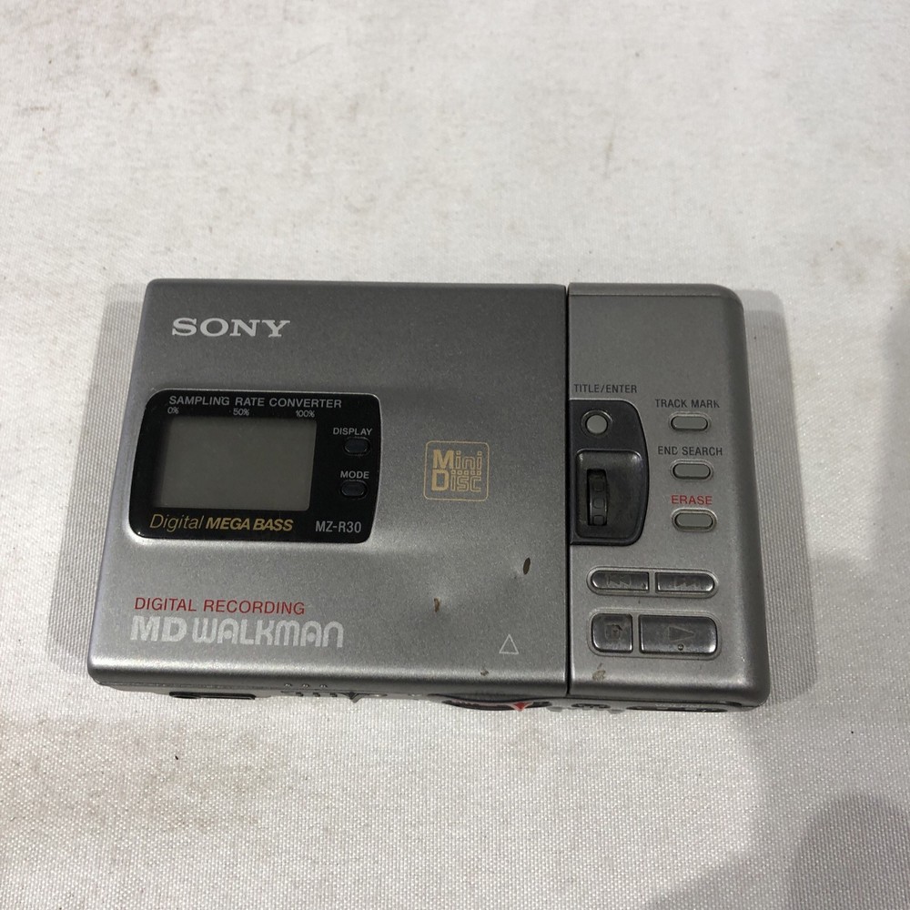 Sony MZ-R50 MiniDisc Recorder- Untested