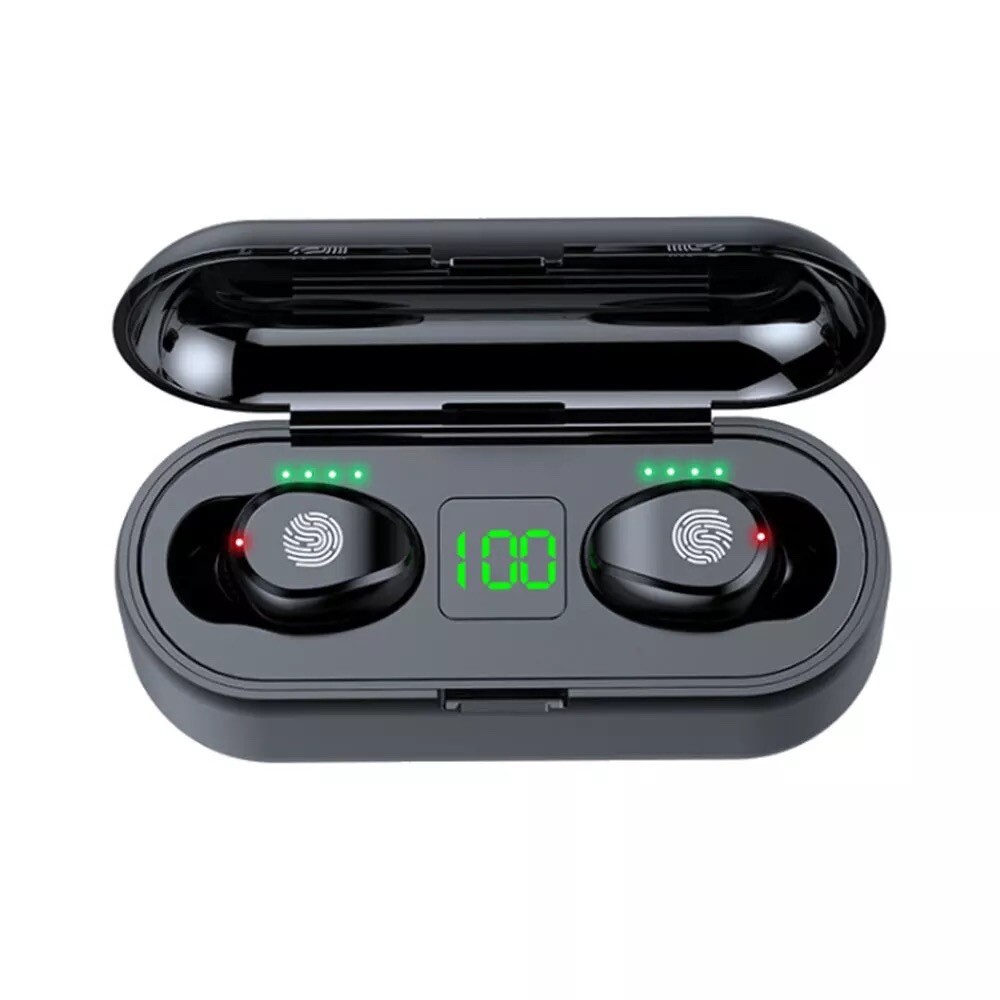 F9 TWS IPX7 Waterproof Earphone Wireless Touch Headset Bluetooth Earbuds