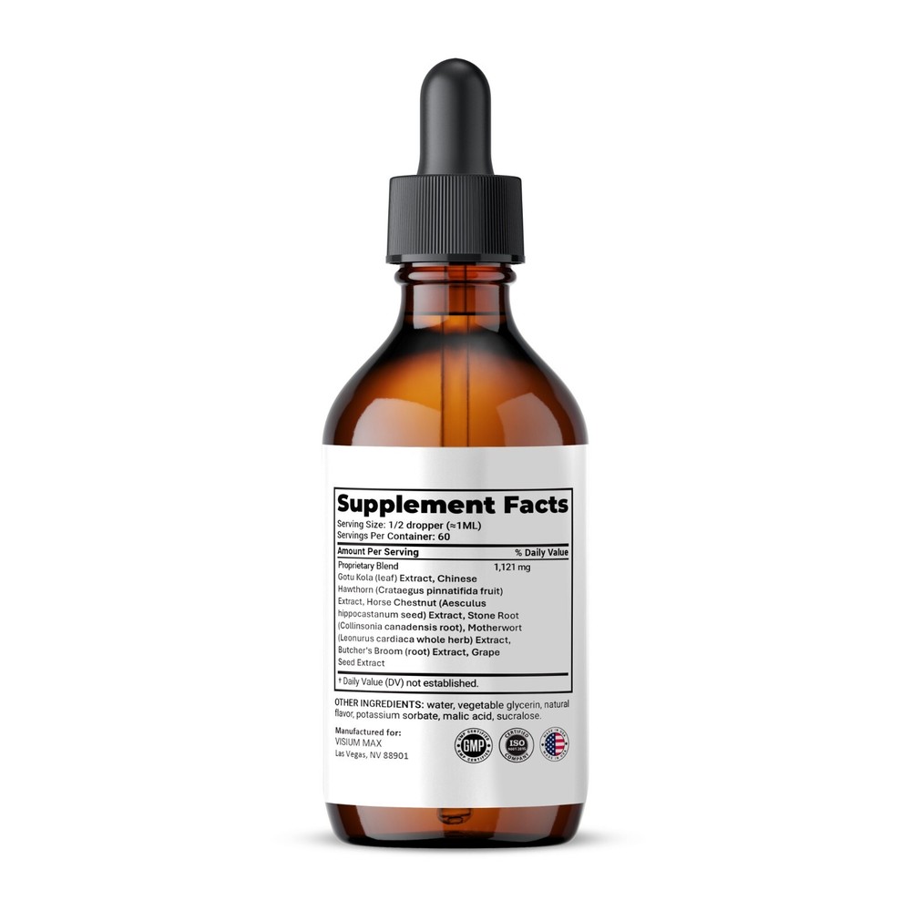 Visium Max Liquid Drops, Extra Strength VisiumMax, All Natural Formula (1 pack)