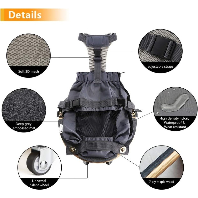 Pet Scooter Comfortable Design Adjustable Size Easy Mobility & Resting New