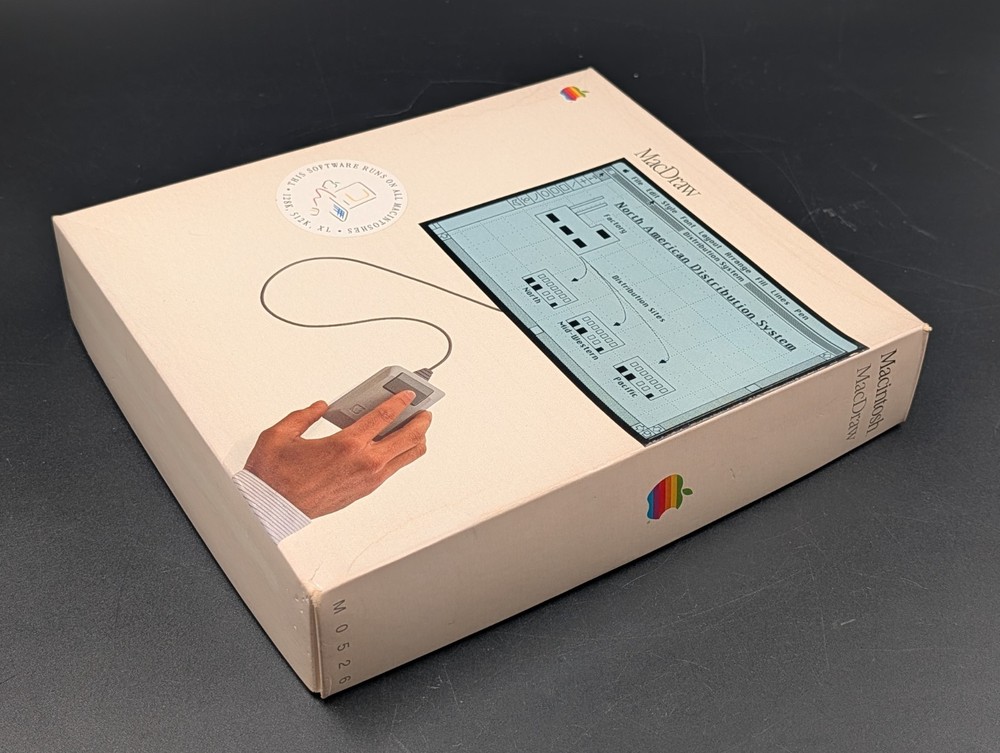 Vintage Software Macintosh MacDraw - UNUSED