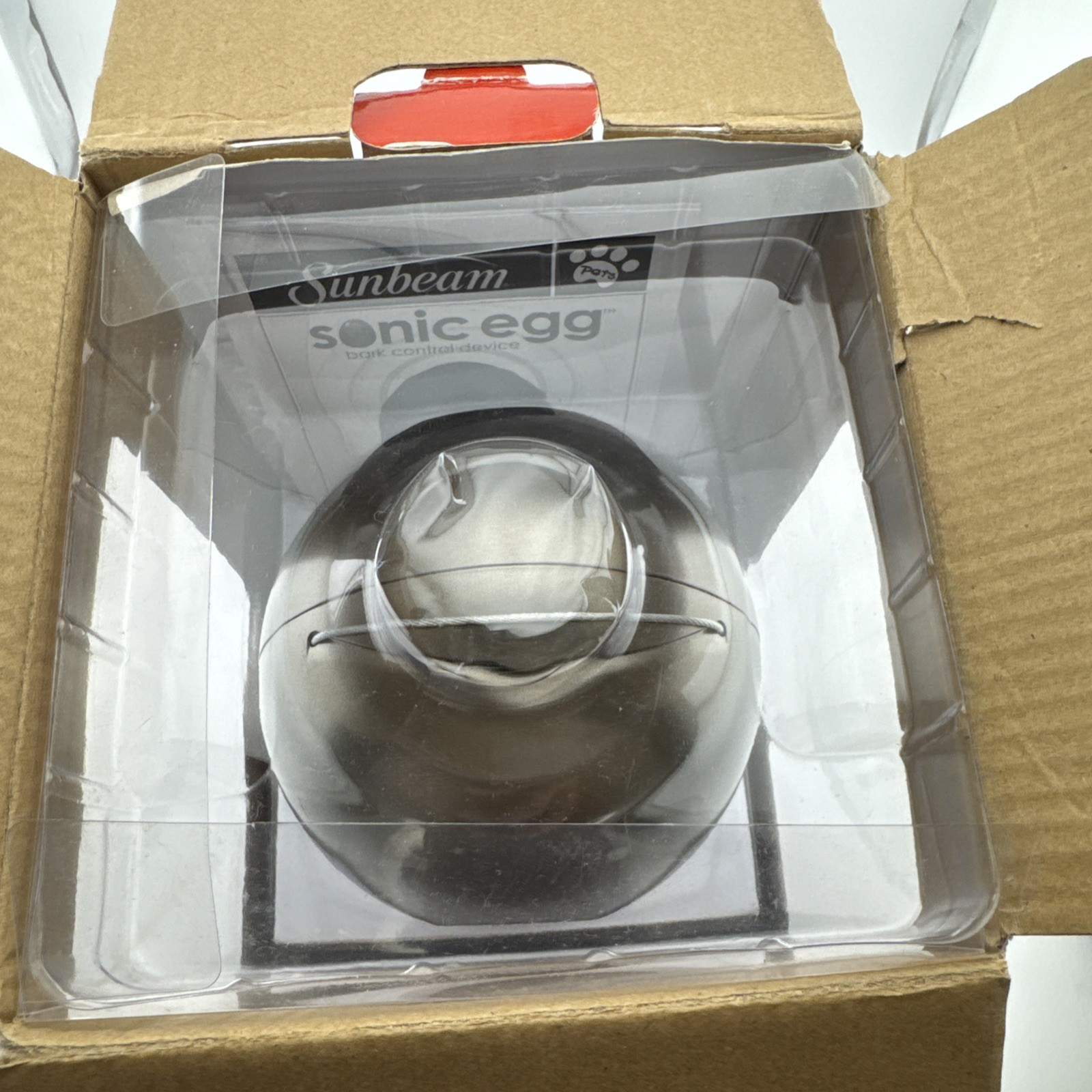 Sunbeam Sonic Egg SBBCU2 Ultrasonic Dogs Anti Barking Bark Deterrent Device