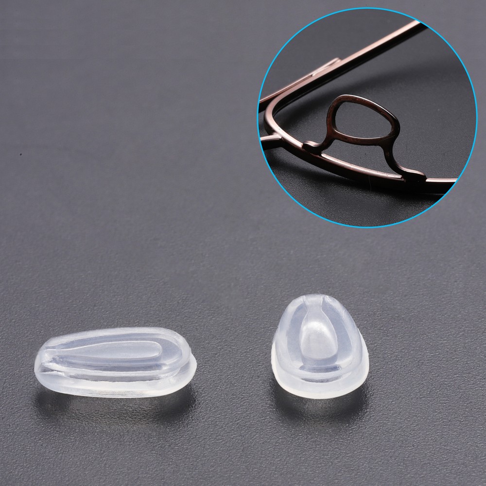 Silicone Replacement Crystal Clear Nose Piece For-Oakley Tailback/ Tailhook