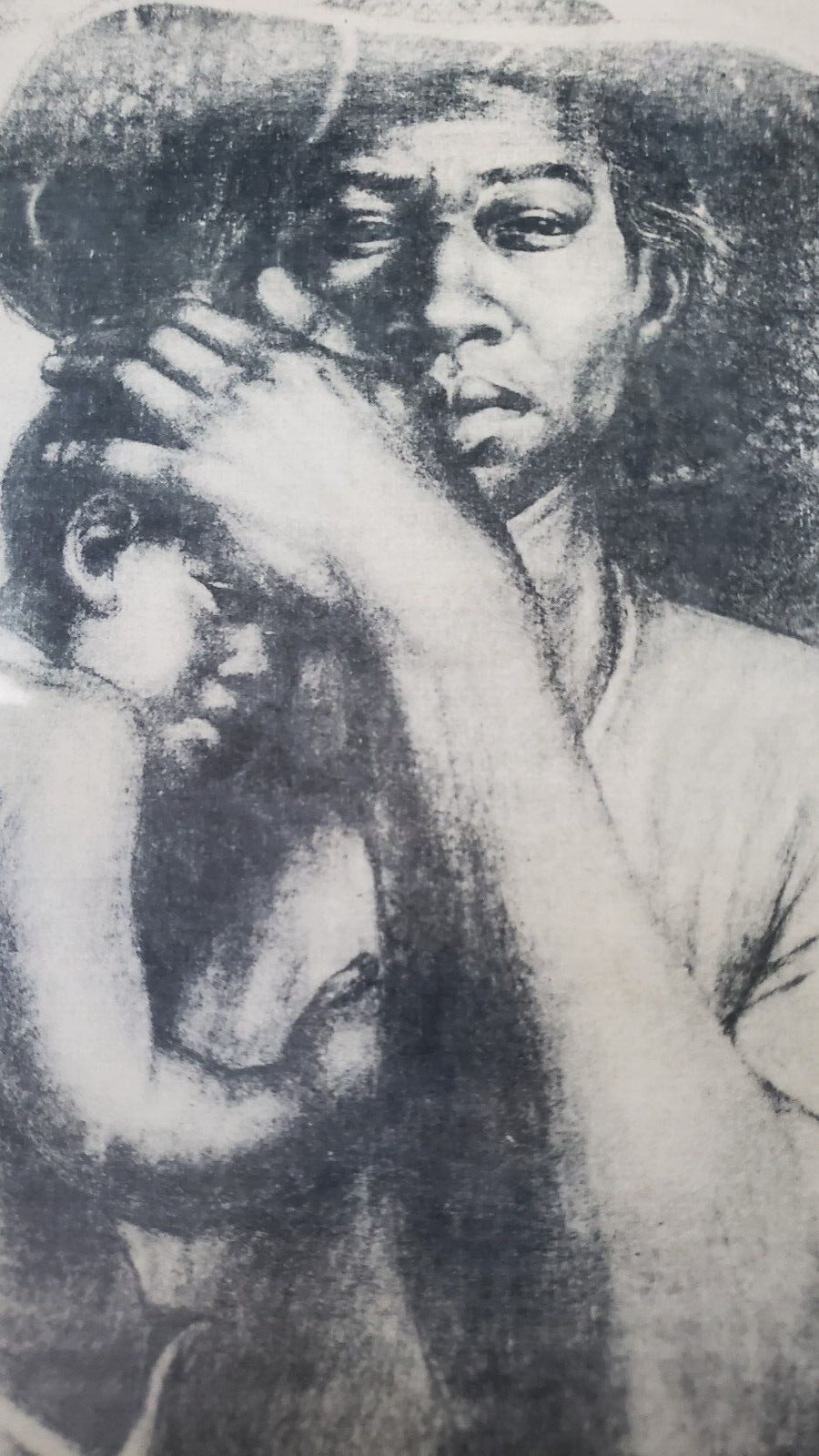 VTG Charles Wilbert White Lithograph Ye Shall Inherit The Earth " 1953 Signed