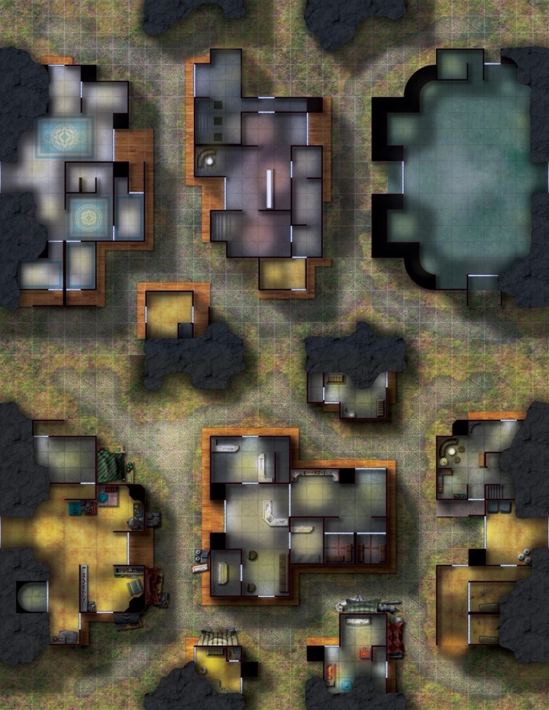 Scifi RPG Poster Maps