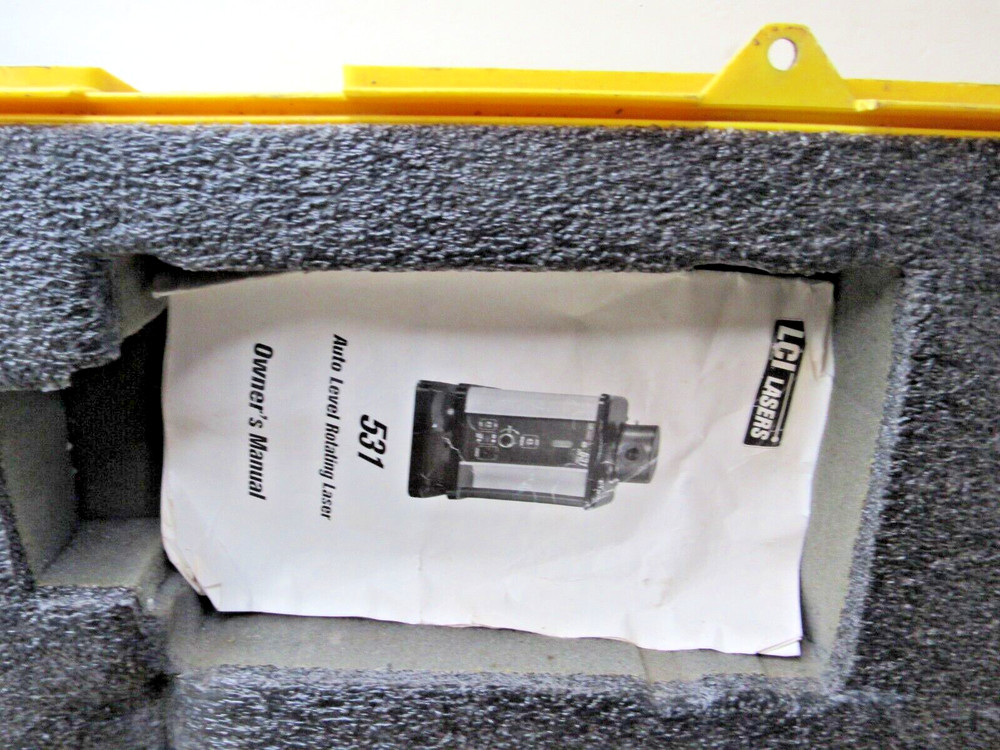 LCI Lasers 531 Auto Level System / Kit With Caring Case Tested / Works #US
