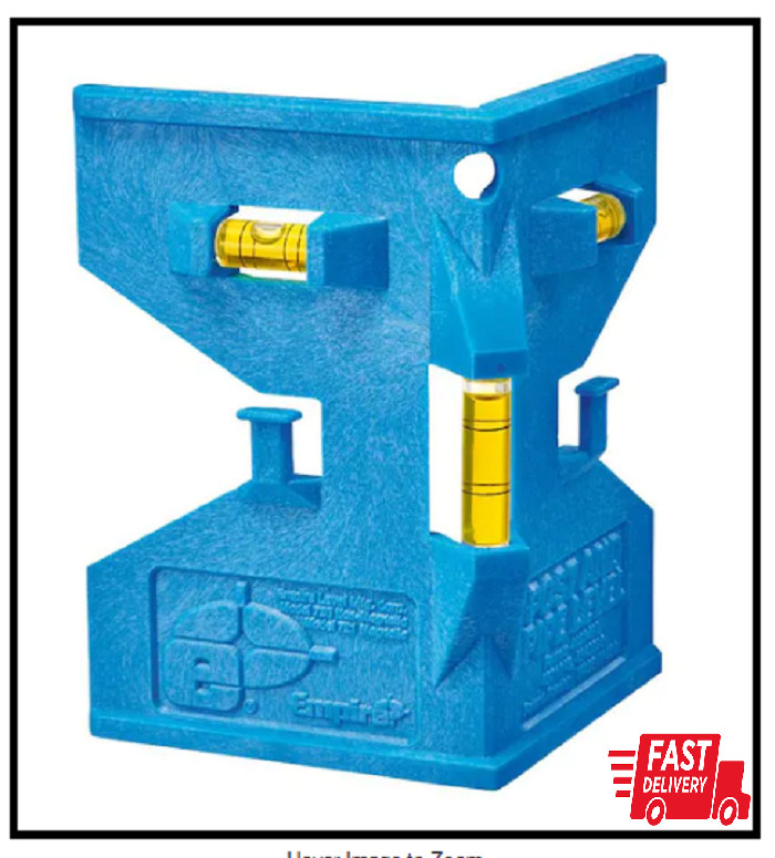 Polycast Post Level 5-1/4 in. Decks Level Post Fences Measuring Layout Tools