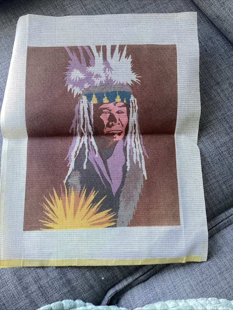Vintage Needlepoint Canvas