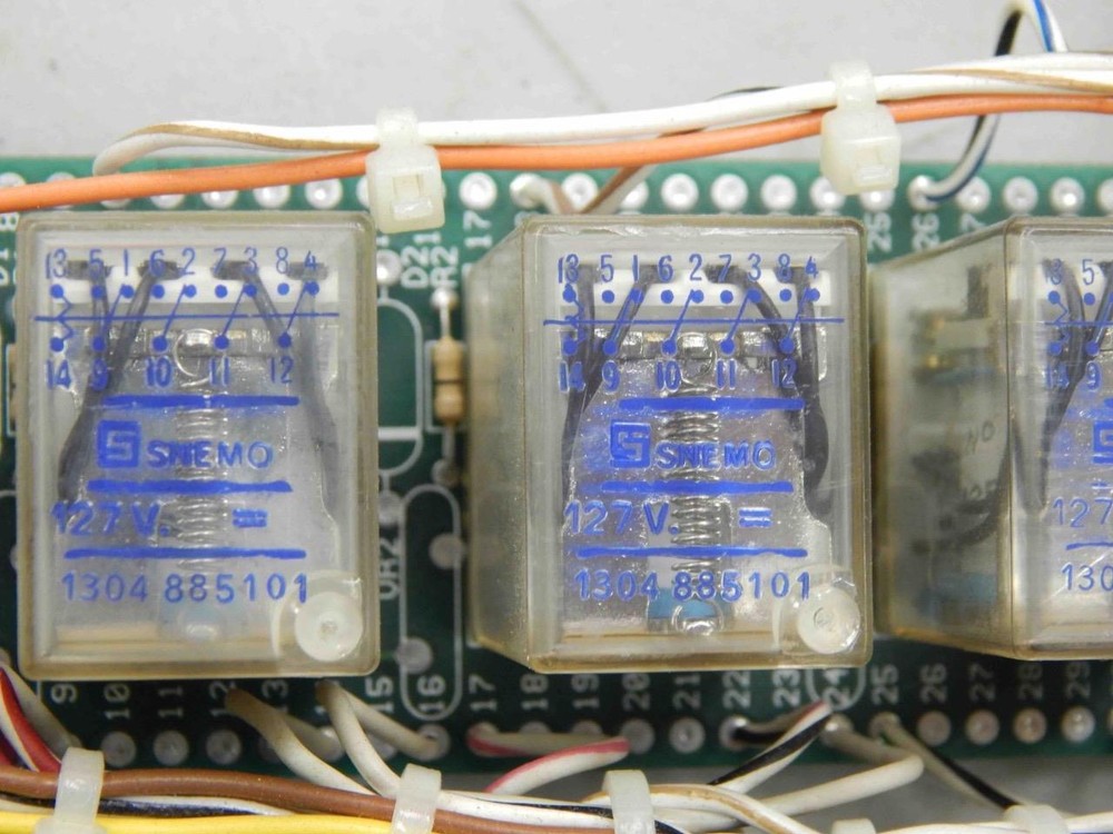 #137 Snemo 129-VCC 127V Contact Module Rack Relay