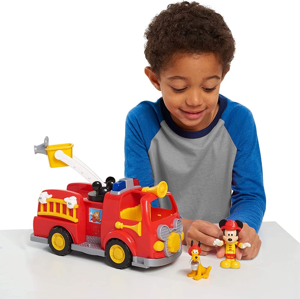 New Disney Junior Mickey Mouse Fire Engine Truck Lights Sounds