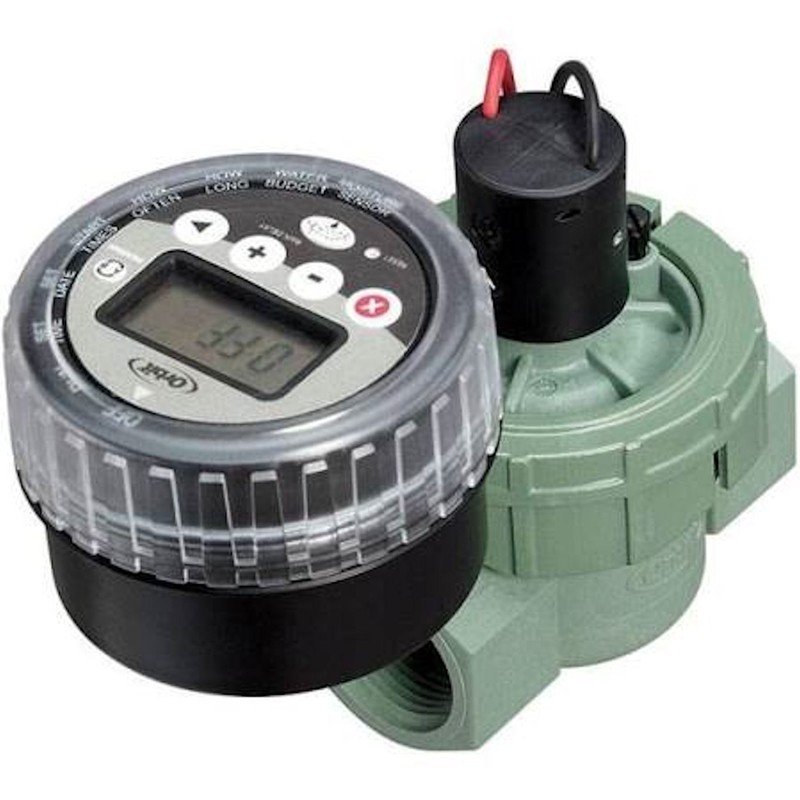Orbit 57860 Battery Powered Programmable 4-Zone Sprinkler Timer with 1 in. Valve