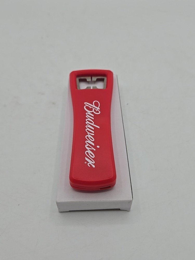 Budweiser Bottle Opener 5.25" Plastic Handle NEW